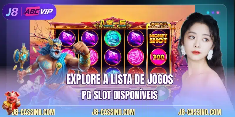 Explore a lista de jogos PG Slot disponíveis