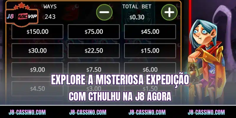 Explore a misteriosa expedição com Cthulhu na J8 agora