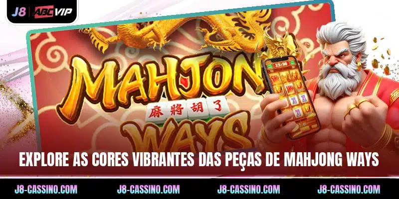 Explore as cores vibrantes das peças de Mahjong Ways