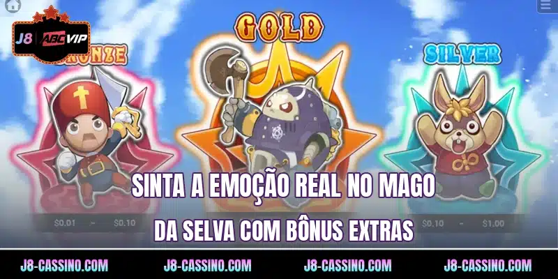 Sinta a emoção real no Mago da Selva com bônus extras