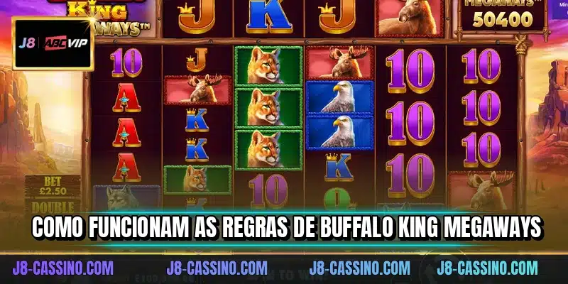 Como funcionam as regras de Buffalo King Megaways