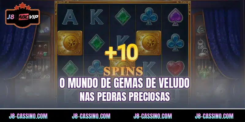 O mundo de Gemas de Veludo nas pedras preciosas