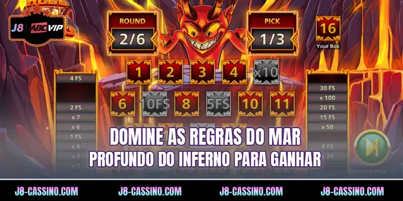 Domine as regras do Mar Profundo do Inferno para ganhar